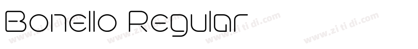 Bonello Regular字体转换